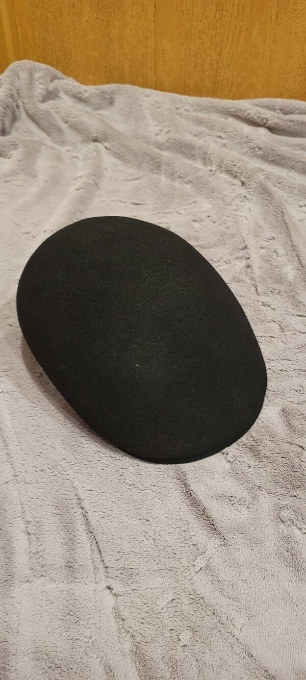 Vintage Kangol Carrimac Flat Cap L/XL Black 100% Wool Made in England Newsboy